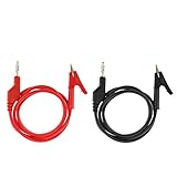 Dovewill バナナプラグ　テスタークリップ　ワニ口ケーブル　　テストコード　　2本入り