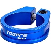 Amazon.co.jp: バイクシートポストクランプサドルクランプシート