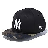 ニューエラ ベビー NEW ERA My 1st 9FIFTY ニューヨーク・ヤンキース 帽子 赤ちゃん ブラック×ウッドランドカモバイザー