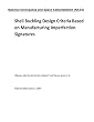 Shell Buckling Design Criteria Based on Manufacturing Imperfection Signatures
