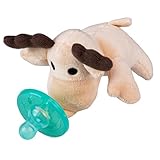 MUSTY おしゃぶり 赤ちゃん ベビー用 　動物ぬいぐるみ　おもちゃ 両用 おしゃぶりホルダー 　歯がため おもちゃ　0ヶ月から (小鹿)