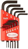 Williams 10111 Short Hex Key Set, 11-Piece [並行輸入品]