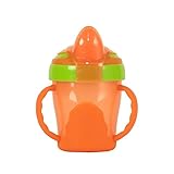 ソフトスパウトトレーナーカップ、オレンジ (Vital Baby) (x 4) - Vital Baby Soft Spout Trainer Cup, Orange (Pack of 4) [並行輸