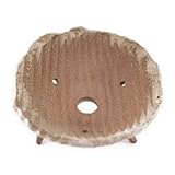 信楽焼 植木鉢 白マット高足付浅鉢 3号鉢 鉢幅9cm×奥行8cm×高さ4.5cm 盆栽鉢 陶器鉢 盆栽妙