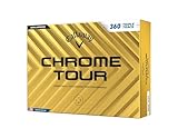 キャロウェイ(Callaway) ゴルフボール CHROME TOUR 24 360 TRIPLE TRACK 4ピース構造 トリプル・トラック ホワイト