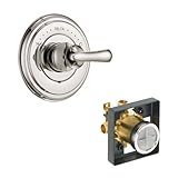 デルタDelta kvodca-t14097-h798-pn Cassidyバルブのみキットpressure-balance単一機能カートリッジwithメタルスクロールハンドル、ポリッシュニッケルポリ