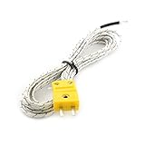 uxcell　熱電対センサー　温度テスト熱電対センサワイヤ　Kタイプ熱電対 温度テスト　熱電対パート　-50Cto+200C 3 M