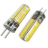 GLMING 5W GY6.35 72-5730 SMD LED 電球 G6.35 双ピン 口金 AC12V DC12V-24V シリコン結晶 コーン スーパーブライト 480 ルーメン 暖かい白 6