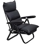 明光ホームテック ワンタッチアームチェア 6段階リクライニンイグ ブラック AC-トリノBK