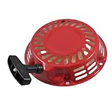 uxcell プルロープエンジンモーター　リコイルスターターアセンブリ　レッド