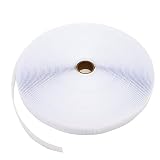 面ファスナー 縫製用 20ｍｍ 幅× 20ｍ (オスのみ, 白)