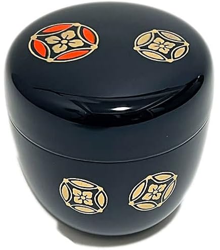 Amazon.co.jp: 茶道具 中村湖彩作 月見兎蒔絵 金林寺棗 共箱 V 5748