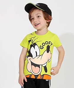 Amazon Co Jp Babydoll ベビードール Disney ディズニー 子供服 親子 お揃い Tシャツ キッズ 140cm グーフィー 3740k 服 ファッション小物