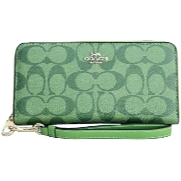 Amazon | [コーチ] レディース 長財布 グリーン系 c4452 imma1 [並行