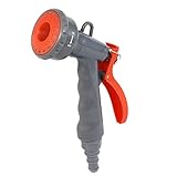 uxcell 水銃スプレー 　水鉄砲ノズル　プラスチック　メタル　滑り止め柄　1個