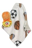 Stephan Baby Sports Fun Fleece Blankie and Plush Basketball Rattle Gift Set by Stephan Baby [並行輸入品]