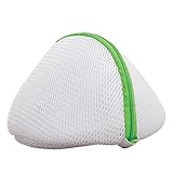 コモライフ 立体型ふかふか ブラジャーネット 【約直径18×高さ14cm】 ブラジャー 立体型 洗濯ネット ブラジャー用洗濯ネット ブラネット 平干しネット ランドリーネット ドーム型 型崩れ防止 ひも付き 2層のメッシュ ファスナーカバー付き 洗濯 下着 ランジェリー キャミソール ストッキング ショーツ (A・B・Cカップなら約3枚、D・E・Fなら約2枚)