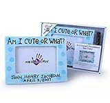 Our Name is Mud Personalized Cute or What Frame - Blue (Discontinued by Manufacturer) by Our Name is