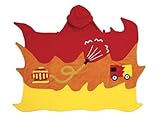 Kidorable Boys 2-7 Fireman Towel, Red, Medium by Kidorable [並行輸入品]