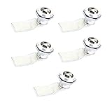 uxcell パネル･ロック　引き出し用　グローブボックス　21mmスレッドの直径　　5個入り