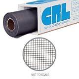 CRLチャコール48 " Clear Advantageファイバーグラス昆虫画面ワイヤ – 100 ' Roll by CR Laurence