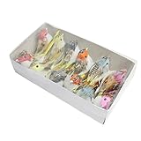 Baoblaze 人工羽鳥　森林　装飾　盆栽　生き生き　多用途　ガーデン　家庭　装飾用品　置物　