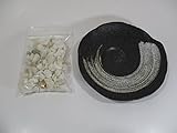 【 翔美苑 】苔玉 用 受け皿 器 化粧石(白玉石付き) Y155