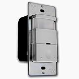 Enerlites DWOS-J-W Commercial Infrared Single Pole PIR Wall Switch Occupancy Sensor, Title 24, White