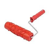 uxcell ペイントローラーワットハンドル ソフトラバー ローラーバケ 金属材質 ペイントブラシ