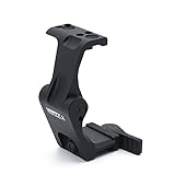 UNタイプ FAST FTC OMNI 2.26" Magnifier Mount G33/G43/G45 対応マグニファイアマウント QD レバーマウント フリップ可動式マウント20mmレールに対応 クイックデタッチ マウント レプリカ セットアルミ合金製 (ブラック)