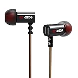 AWEI 高音質 カナル型 イヤホン ステレオ ヘッドホン 重低音 HIFI iPhone、Android スマートフォンなどに対応 インナーイヤー型イヤホン シルバー ブラック KZ:01ED9