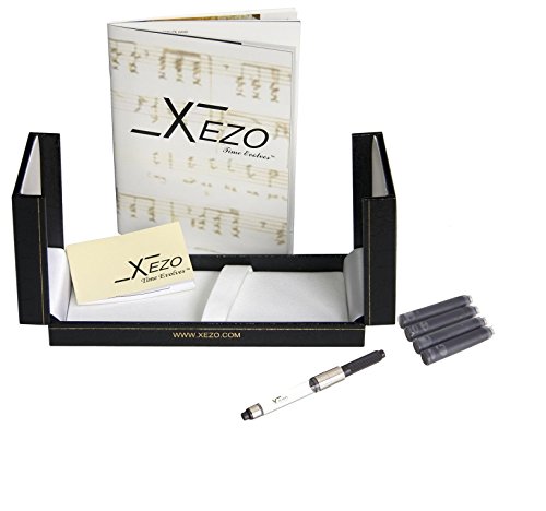 Xezo マエストロ レグランド ダイヤモンドカット、エナメル、プラチナ