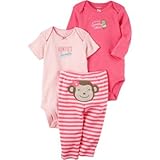 Carter's(カーターズ) 3ピースリトルキャラクターセット ピンク 上下セット 18ヶ月【並行輸入】