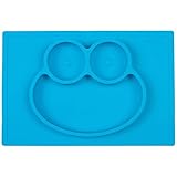 Galaxy 1 Piece Frog Silicone Placemat & Tray, Blue by Galaxy