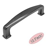 Cosmas 4392bnブラックニッケルモダンキャビネットハードウェアハンドルプル – 3 – 3 / 4 "インチ( 96 mm )穴中心 – 10パック