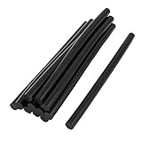 uxcell 12 Pcs 11mm Dia 270mm Length Soldering Iron Black Hot Melt Glue Sticks [並行輸入品]