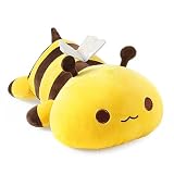 Onsoyours かわいい蜂のぬいぐるみ ソフトなぬいぐるみ ミツバチ ぬいぐるみ 子供用 (イエロー 19インチ)