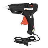 uxcell　ホットメルト接着剤銃　グルーガン　電気ホットメルト　トリガ　高温溶融接着ガンキット　美術工芸　USプラグ　AC 100-240V 60W