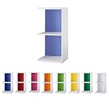 Garage グリッド収納庫GR 本棚 2段増設ユニット GR-0408Y ライスホワイト