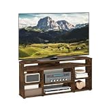 フリノ(Furinno) Jensen コーナーテレビスタンド アンバーパイン 55インチのテレビに対応 【日本正規輸入品】