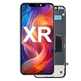 AMZDIGI iPhone XR 液晶パネル画面交換修理、卸売フルHD ディスプレイタッチスクリーンアセンブリ，防水接着剤付き、iPhone XR LCD 修理画面交換6.1インチ(工具なし)