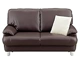 大川家具 関家具 ソファ 2人掛け (幅145cm/素材:合皮) ダークブラウン 240020