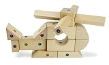 Widu磁気木製ビルディングブロック、30 Piece Discovery Set
