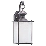 Sea Gull Lighting 89382BLE-08 Jamestowne - One Light Outdoor Wall Sconce, Textured Rust Patina Finis