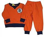 ドラゴンボール (90cm/悟空亀) パジャマ 裏起毛パジャマ サイズ80/90/95cm なりきり変身パジャマ ベビー (90cm)