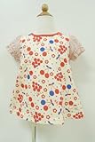 【WhipCream/ホイップクリーム 子供服】 日本製さくらんぼ柄パフスリーブＴシャツ