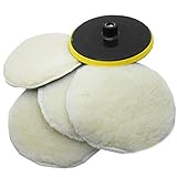 SHINA　180ミリメートル(180mm)　ウールバフ研磨パッド　カー研磨用 (5)