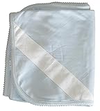 Kissy Kissy Baby-Boy Infants New Beginnings Receiving Blanket-Light Blue-One Size [並行輸入品]