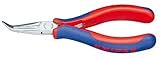 Knipex 3582145 Electronics Pliers with Angled Half Round Tips, 5.75 Inch [並行輸入品]