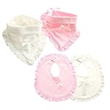 Jolieer ベビー 三角スタイ 三角バンダナ オシャレな ビブ スタイ 4枚セット